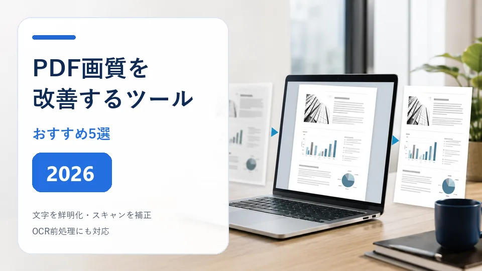 2026年にPDFの品質を向上させるための5つのベストPDF強化ツール