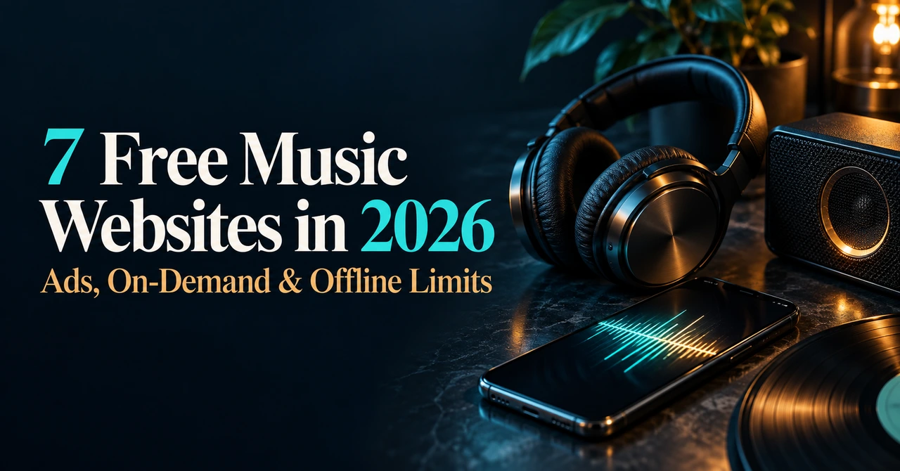 7 Free Music Websites in 2026: Ads, On-Demand & Offline Limits