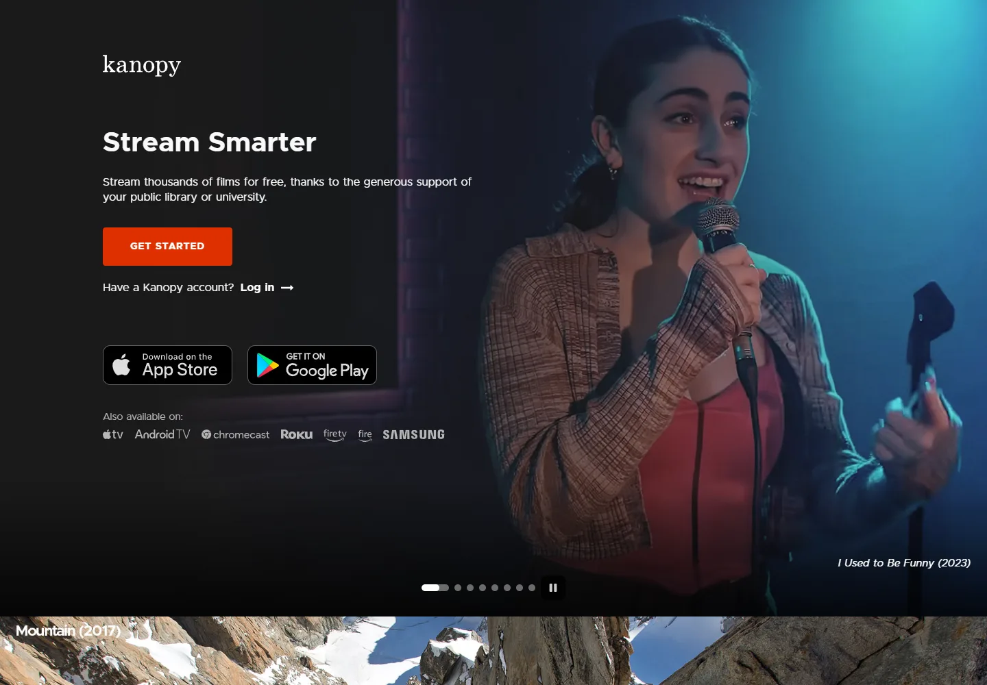 Kanopy's official introduction to library-supported streaming