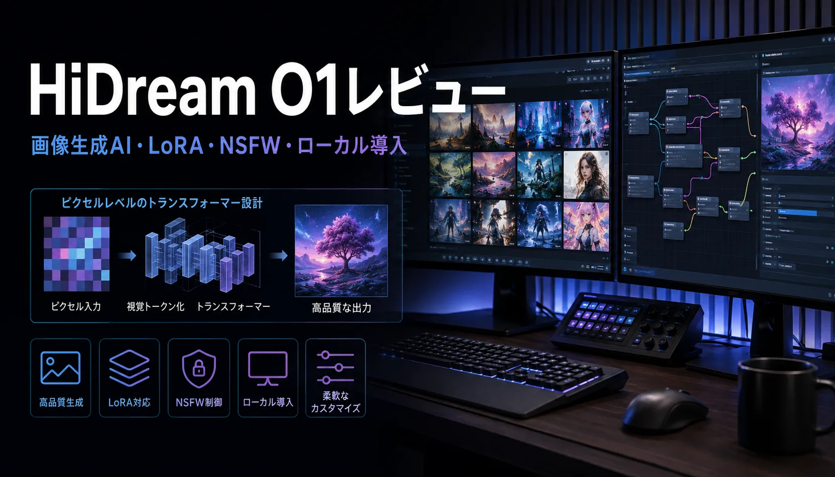 HiDream O1レビューのカバー画像