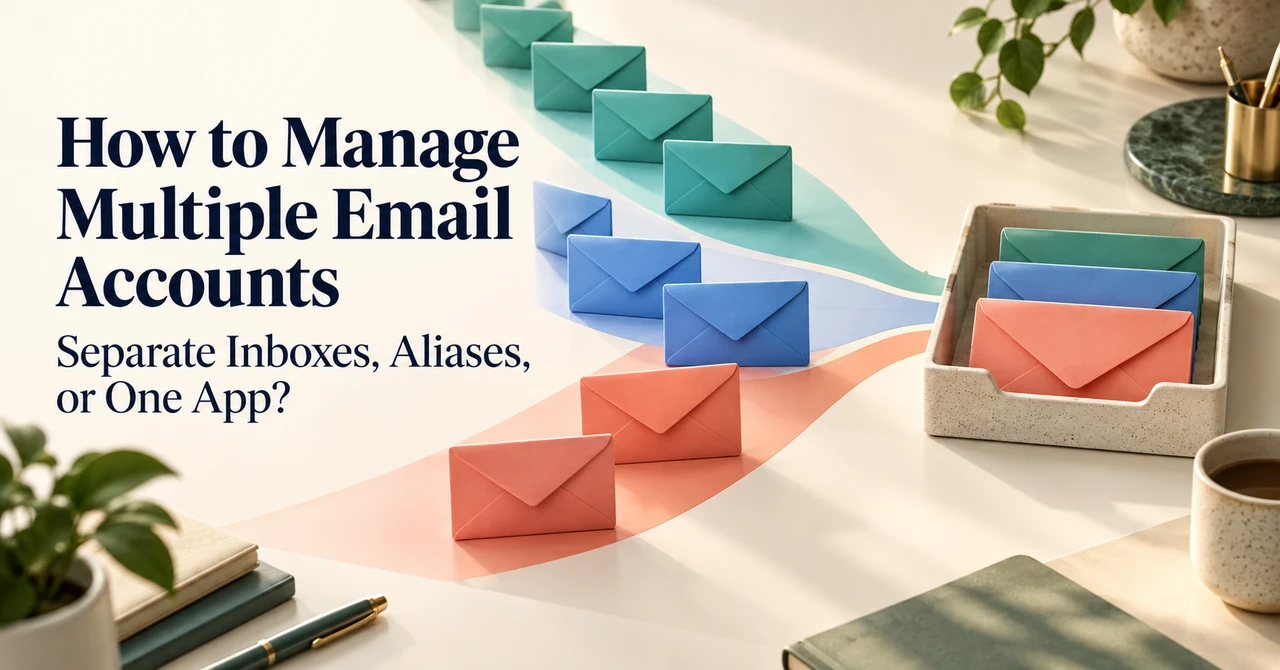 How to Manage Multiple Email Accounts: Separate Inboxes, Aliases, or One App?