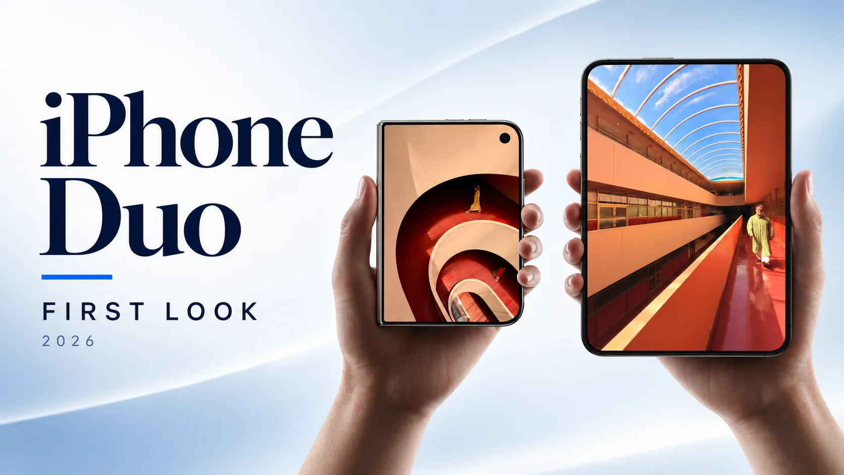 Couverture du premier bilan de l’iPhone Duo 2026, créée à partir de photographies officielles Apple