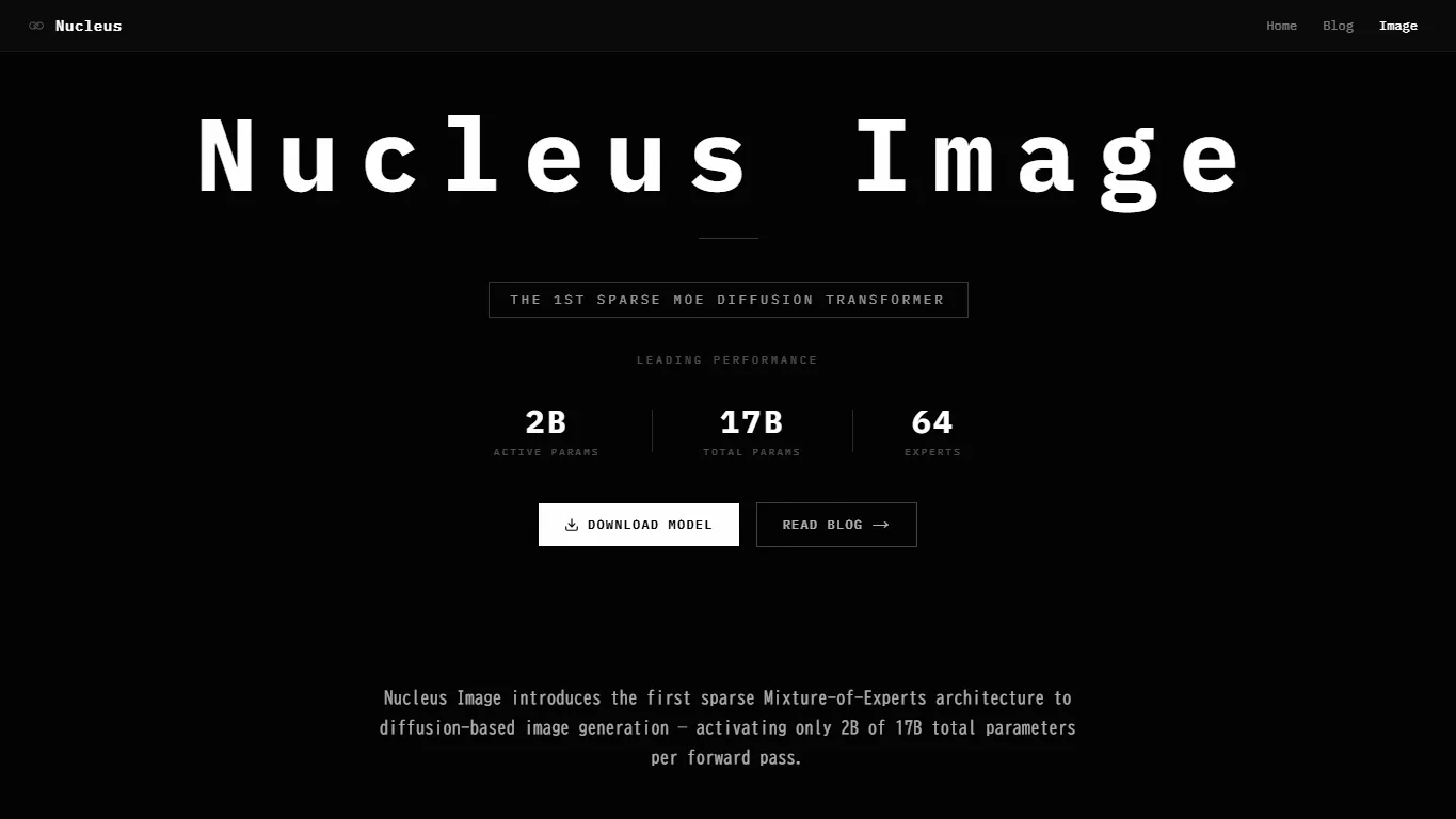Nucleus Image official website screenshot