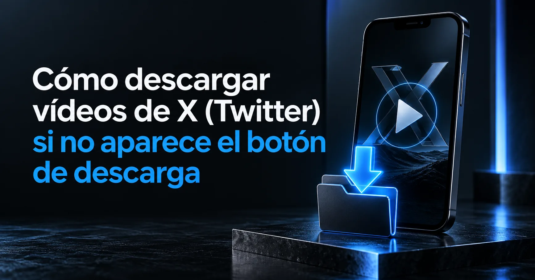 Cómo descargar vídeos de X (Twitter) si no aparece el botón de descarga