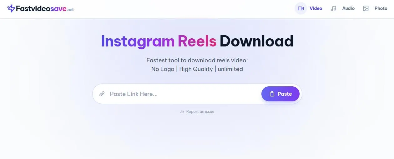 FastVideoSave Instagram Reels downloader