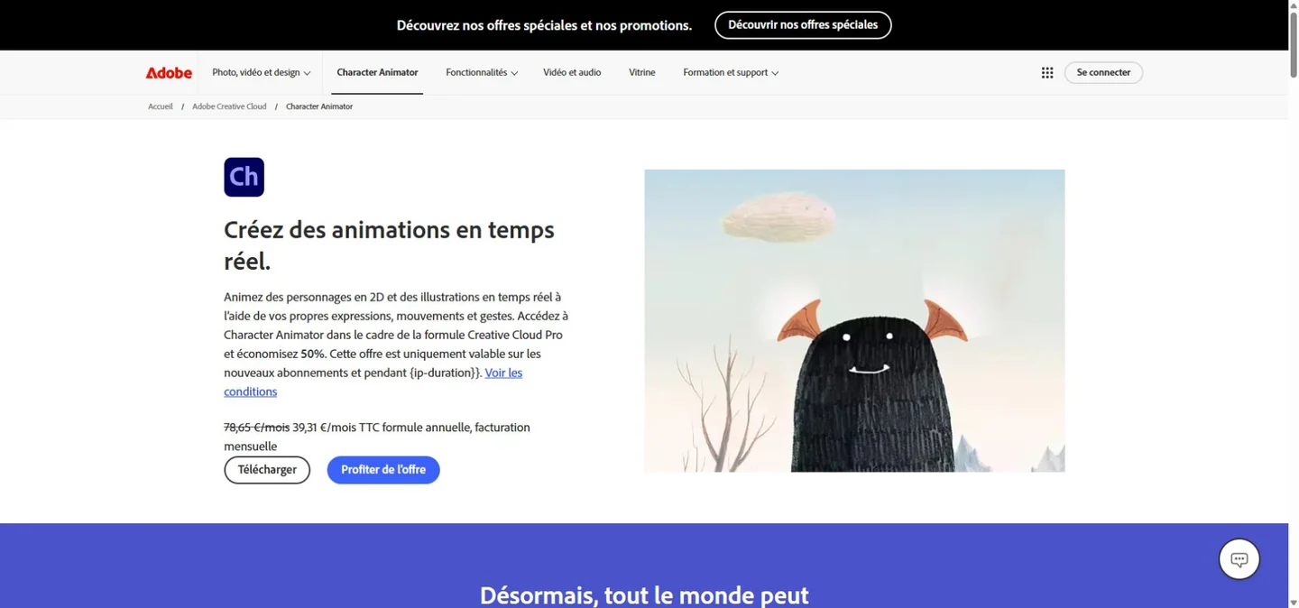 Adobe Character Animator — Réutiliser un présentateur 2D original