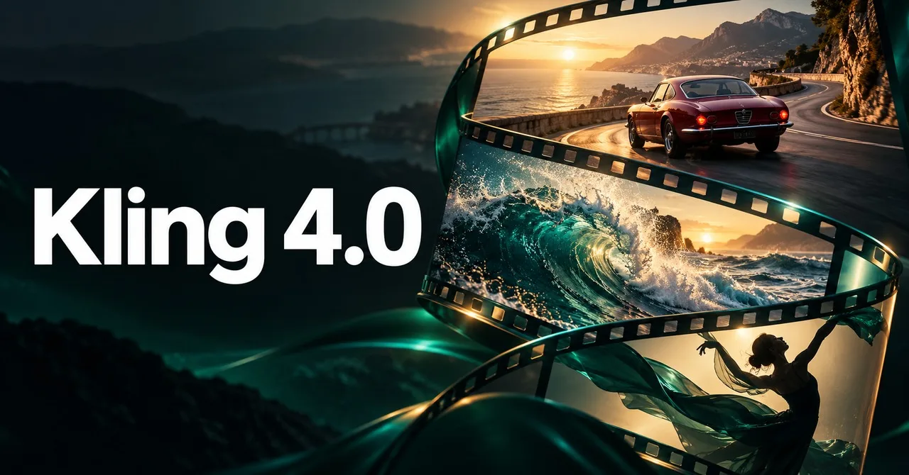 Illustration éditoriale pour cet avis sur Kling 4.0