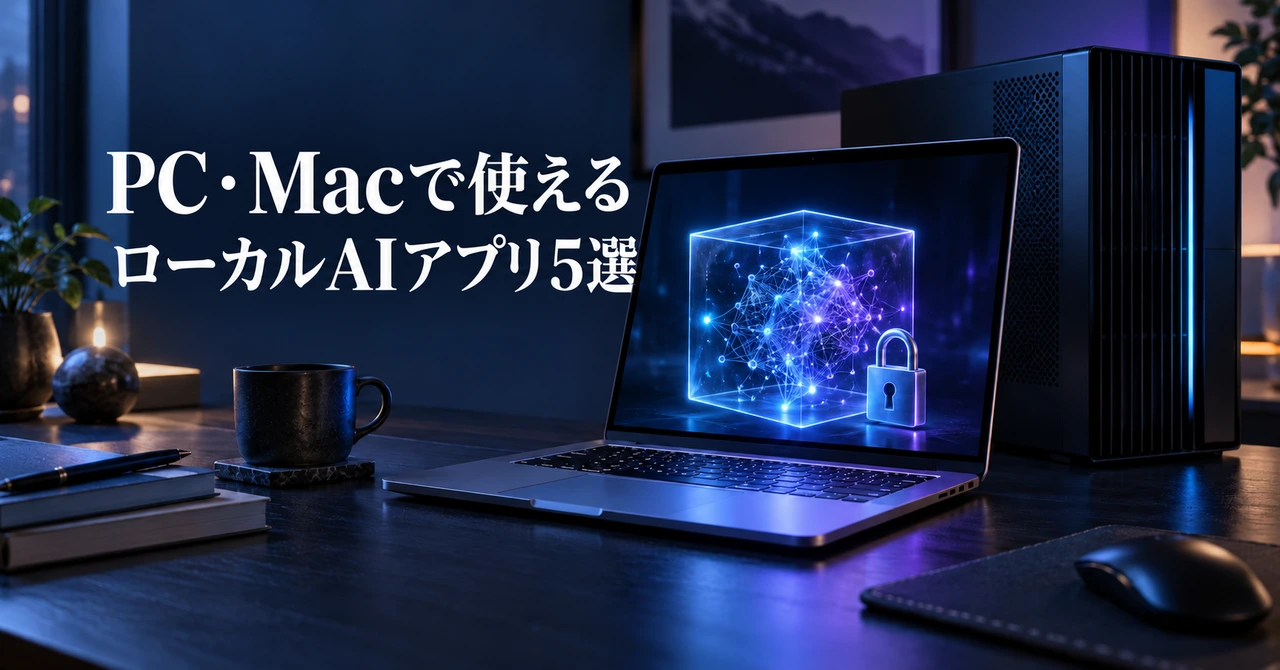 PC・Macで使えるローカルAIアプリ5選