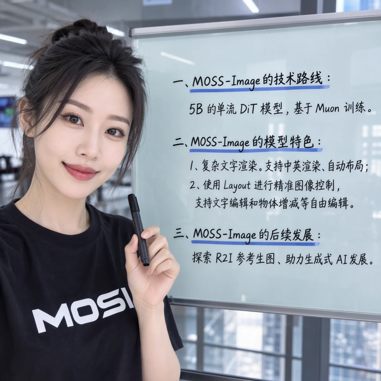 Exemple officiel OpenMOSS SFT : le texte du tableau est mieux organisé dans la comparaison publiée.